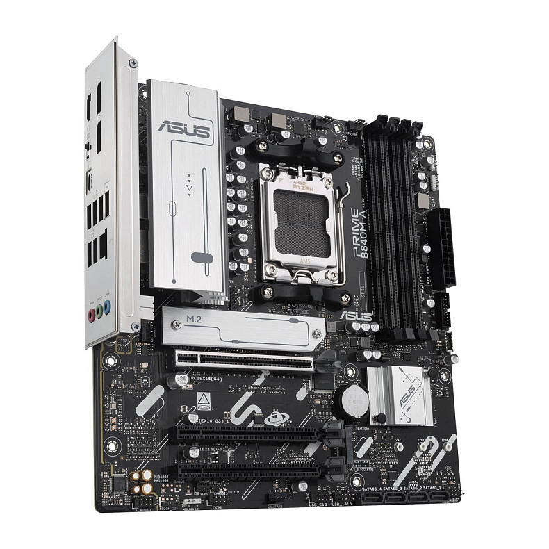 Материнская плата ASUS PRIME B840M-A-CSM sAM5 B840 4xDDR5 M.2 HDMI DP mATX CSM