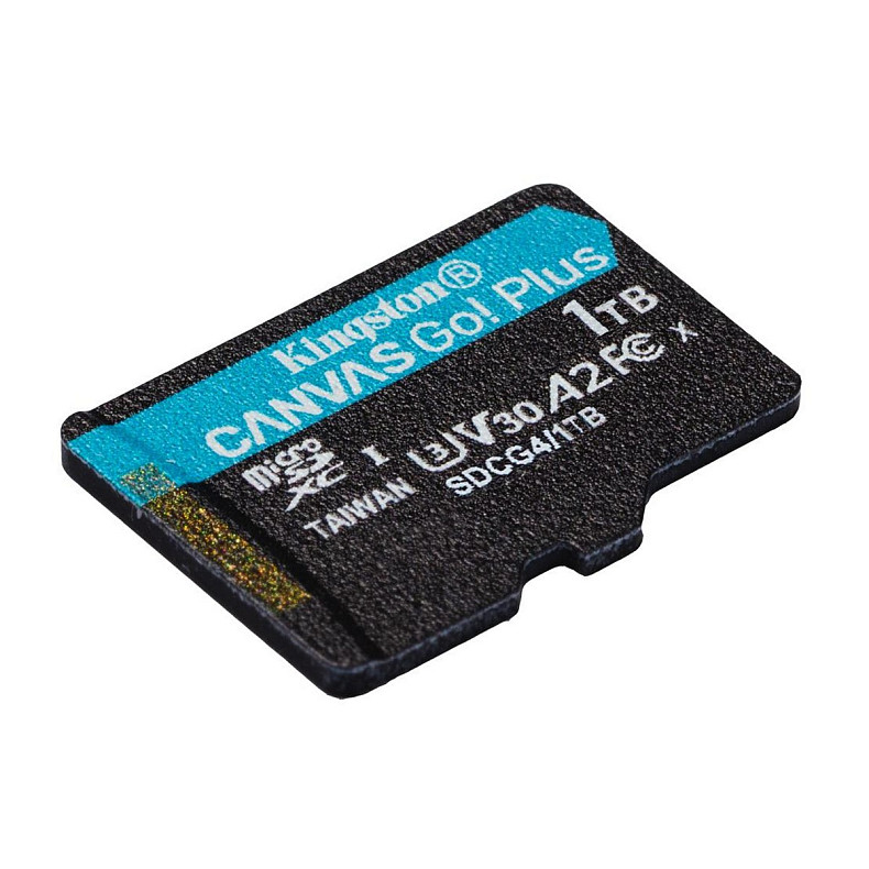 Карта пам'яті MicroSDXC 1TB UHS-I/U3 10 Kingston Canvas Go! Plus R200/W160MB/s (SDCG4/1TBSP)