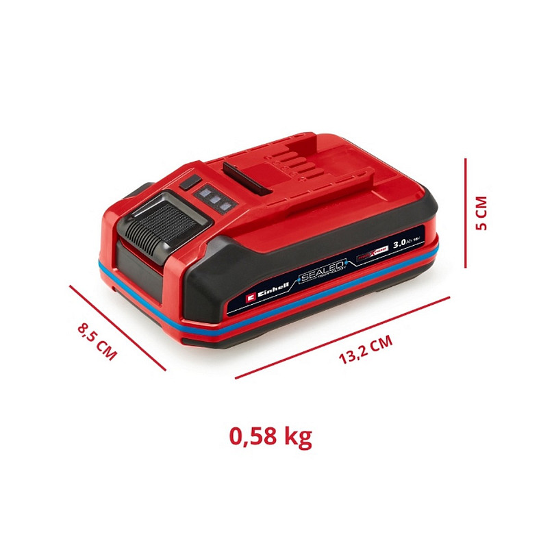 Аккумулятор Einhell PXC Plus SEALED 18В 3А·час 900Вт 0.58кг