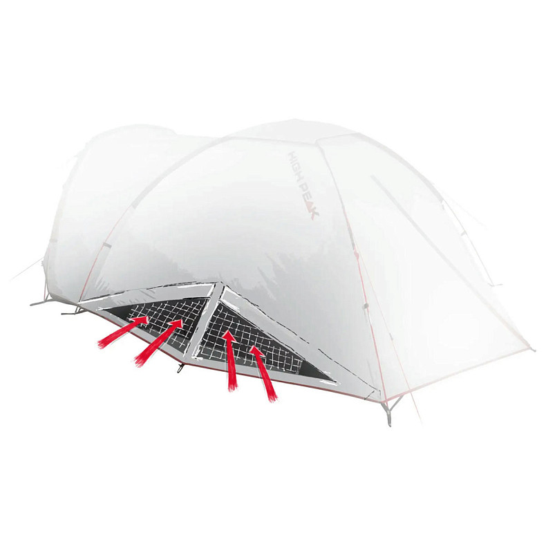 Намет чотиримісний High Peak Nevada 4.1 Deep Forest (10352)