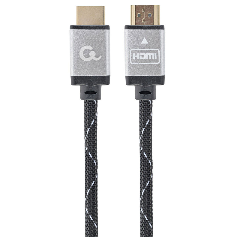 Кабель у блістері HDMI V.1.4, 4К 30 Гц, позолочені конектори, нейлонове обплетення, 5 м