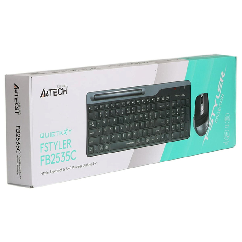 Комплект A4Tech Fstyler FB2535C (Smoky Grey)