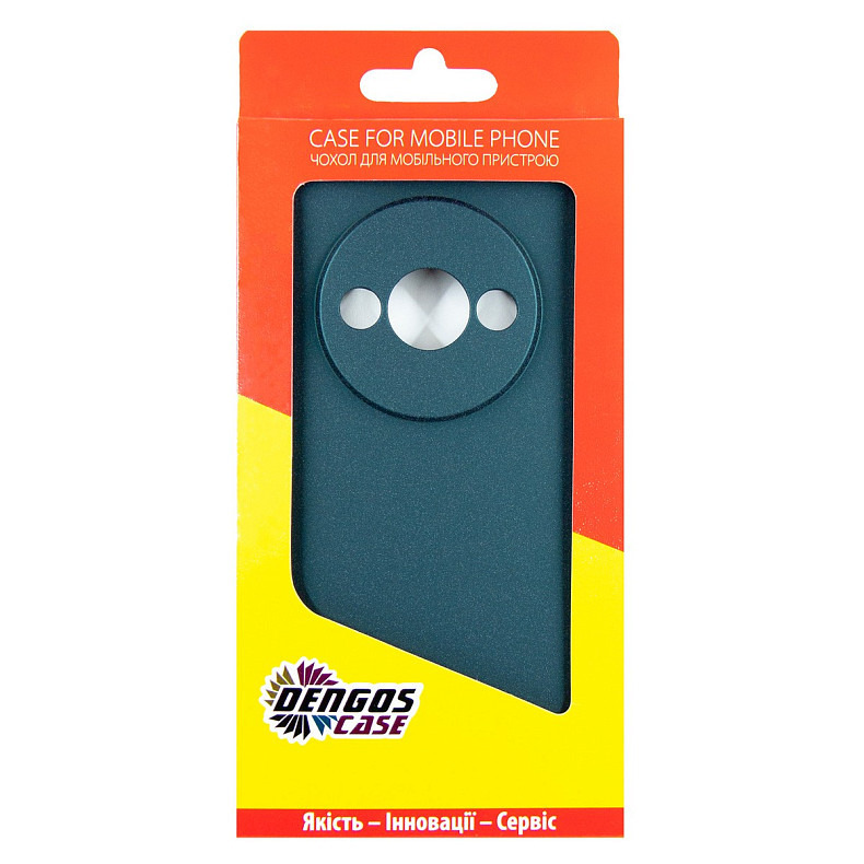 Чeхол-накладка Dengos Soft для Xiaomi Redmi A3 Green (DG-TPU-SOFT-59)