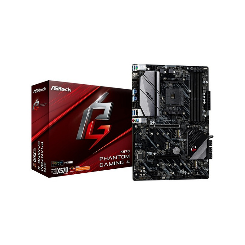 Материнская плата ASRock X570 Phantom Gaming 4 Socket AM4