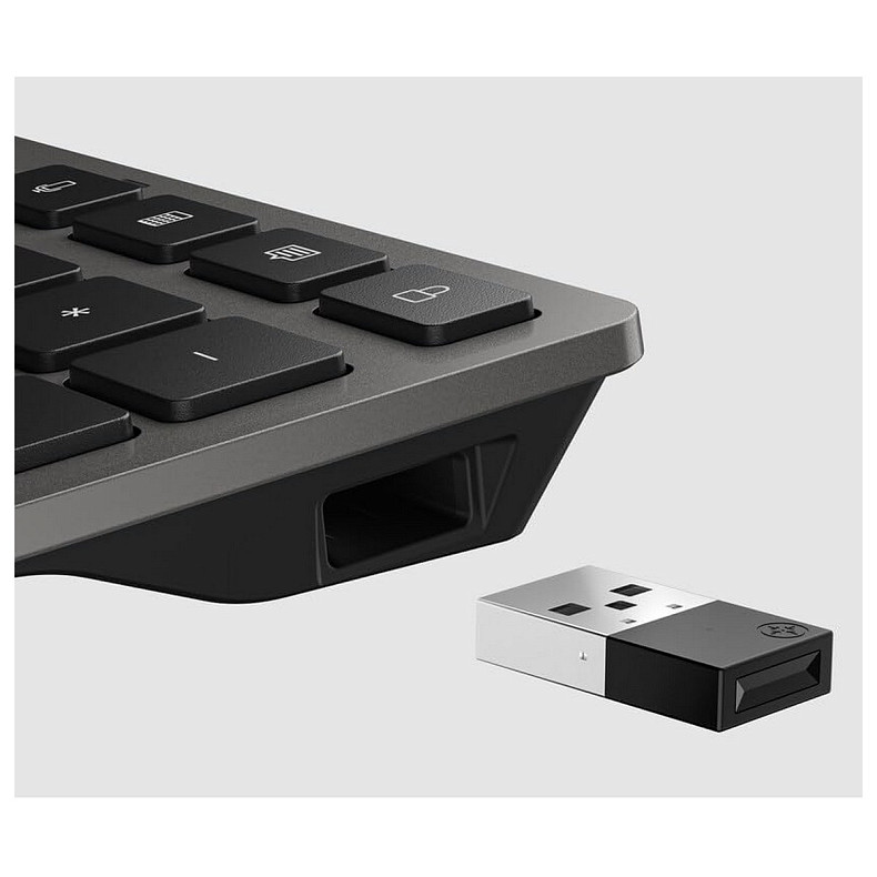 Клавіатура HP 720 Multi-Device Rechargeable, 109key, WL/BT, EN/UK, чорний