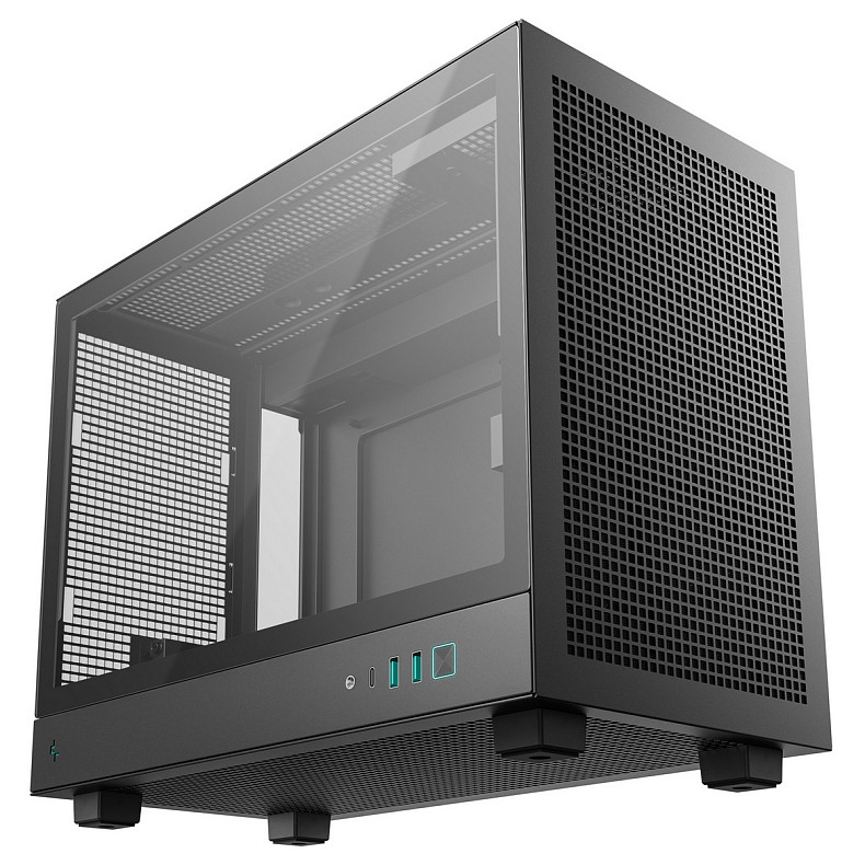 Корпус DeepCool CH160 Plus Black (R-CH160-BKNGM0-G) без БП