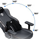Кресло игровое Anda Seat Kaiser 3E Black PVC Size XL (AD23YC-XL-08-B-PV/C-B01)
