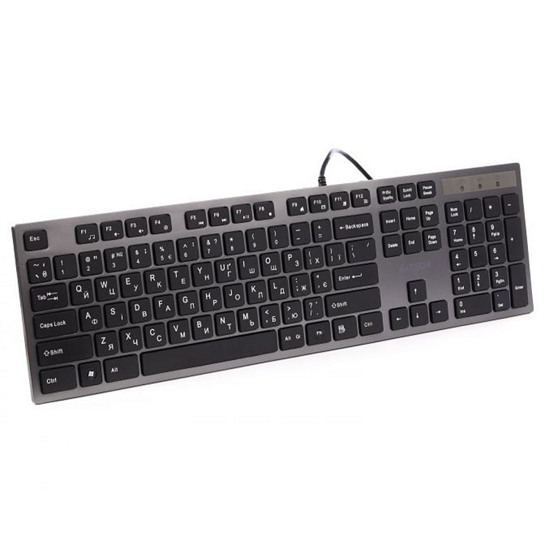 Клавiатура А4Tech KV-300H Grey/Black USB