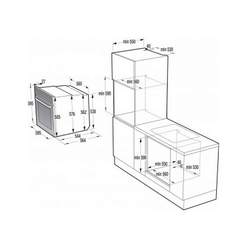 Духовой шкаф Gorenje BP6138B