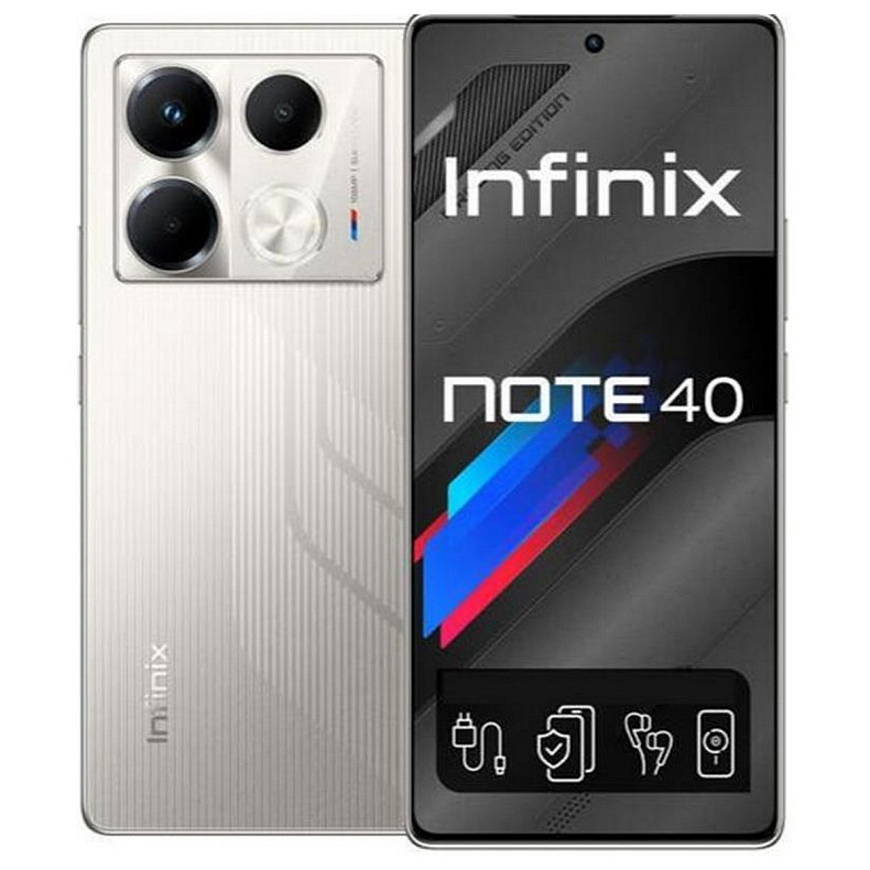 Смартфон Infinix Note 40 X6853 8/256GB Dual Sim Racing Grey