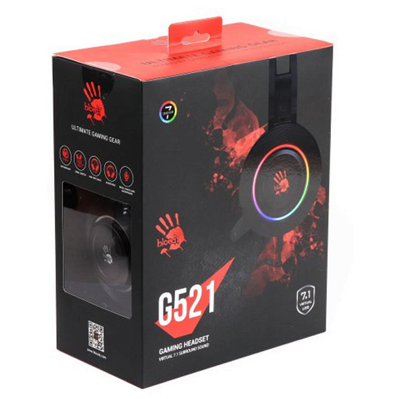 Гарнітура A4Tech Bloody G521 Black