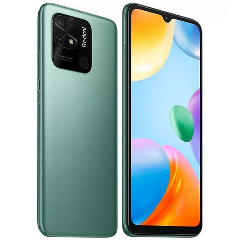 Смартфон Xiaomi Redmi 10C 4/128GB Dual Sim Green EU