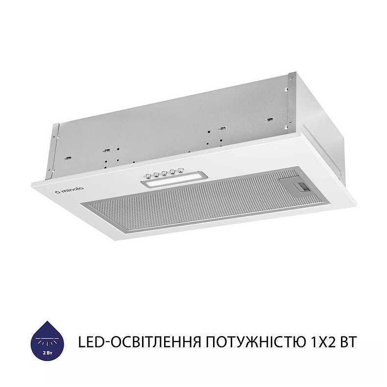 Вытяжка Minola HBI 5025 WH LED