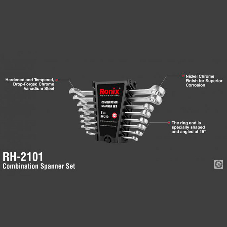 Набір гайкових ключів Ronix RH-2101