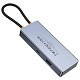 USB-хаб HOCO HB50 Wow 5-in-1 Multi-Function Converter (HDTV+PD+USB 3.0x3) Deep Space Gray
