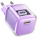 Зарядное устройство 1xUSB-C 30W Gan A53 Fast Charger alfalfa purple Acefast