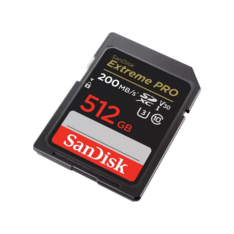 Карта памяти SanDisk 512 GB SDXC UHS-I U3 V30 Extreme PRO (SDSDXXD-512G-GN4IN)