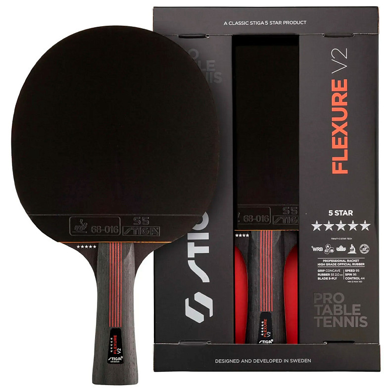 Ракетка для настольного тенниса Stiga Flexure 5 Star ver.2 FL (1215-1205-35)