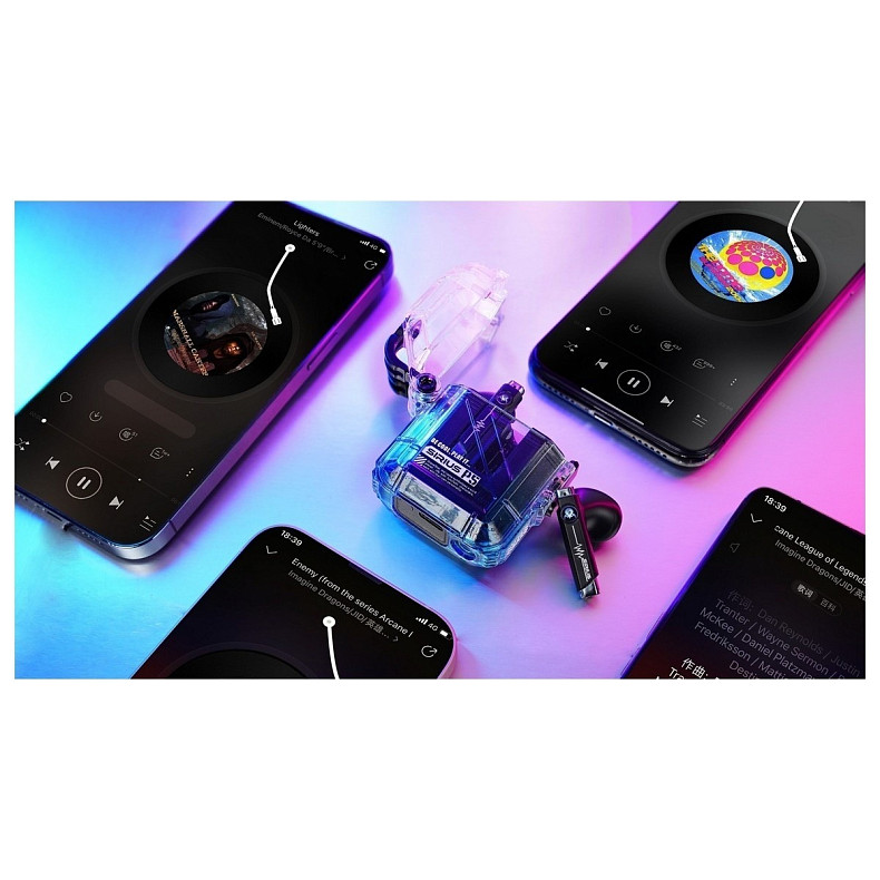 Наушники Gravastar Sirius P5 Transparent Blue (GRAVASTARP5_XTAL_BLU_V2)