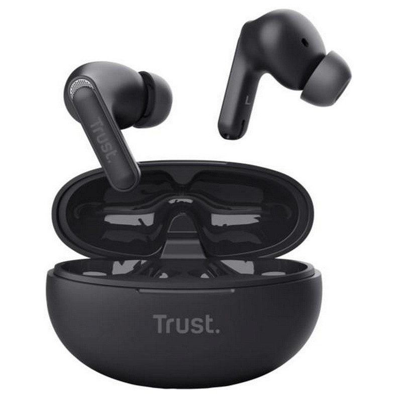 Наушники Trust Yavi Earbuds BT 5.3, ENC, SBC, Mic, Черный