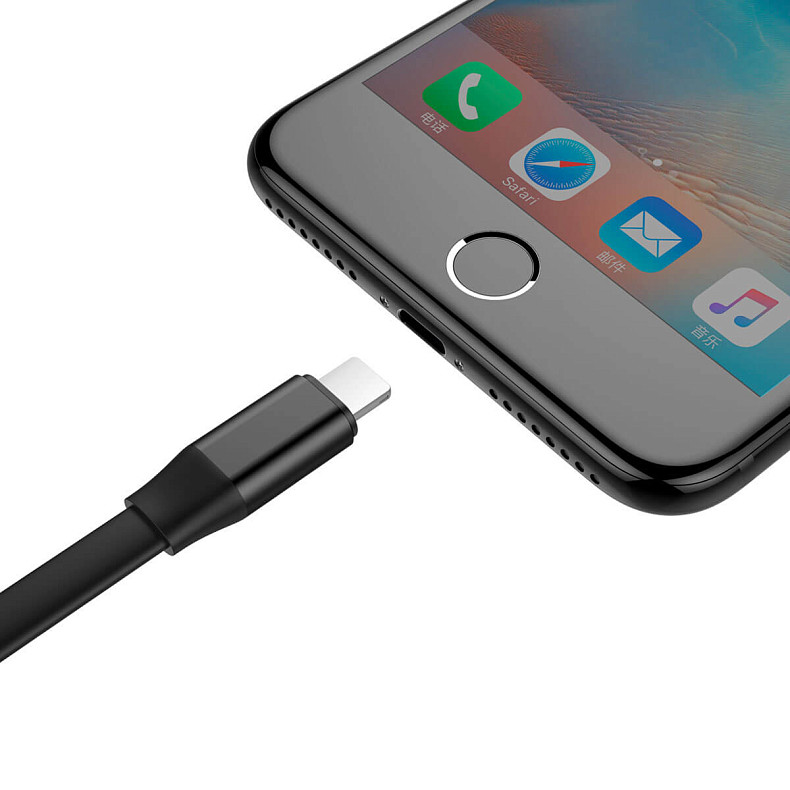 Кабель Baseus Two-in-one Portable Cable?Android/iOS?Black (CALMBJ-01)