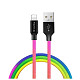 Кабель ColorWay USB-Lightning, 2.4А, 1м, Multicolor (CW-CBUL016-MC)