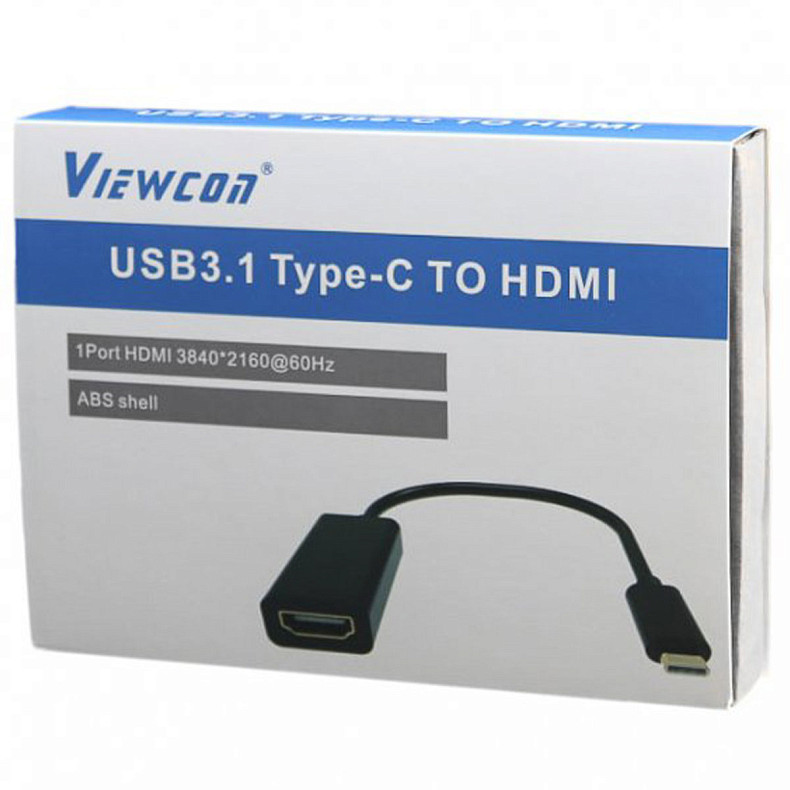 Адаптер-перехідник USB-C на HDMI, 4К 60 Гц