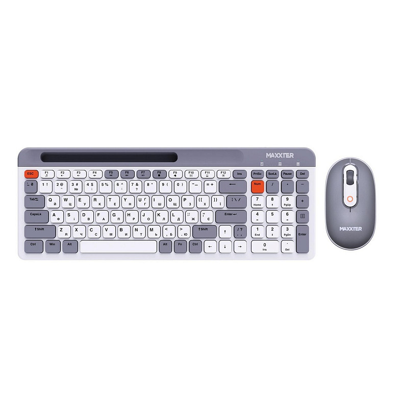 Комплект (клавіатура, миша) Maxxter KMS-WCM-03G-UA