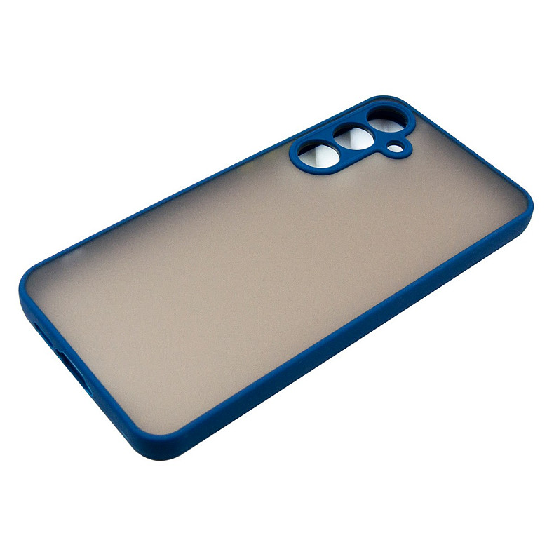 Чeхол-накладка Dengos Matt для Samsung Galaxy M55 SM-M556 Blue (DG-TPU-MATT-159)