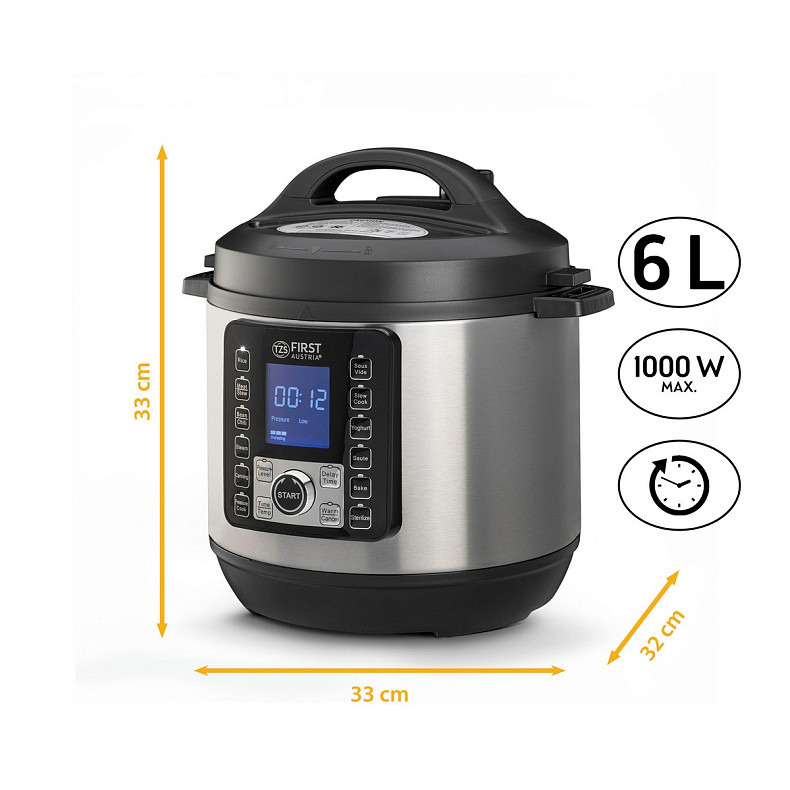 Мультиварка-скороварка First FA-5130-2-SI