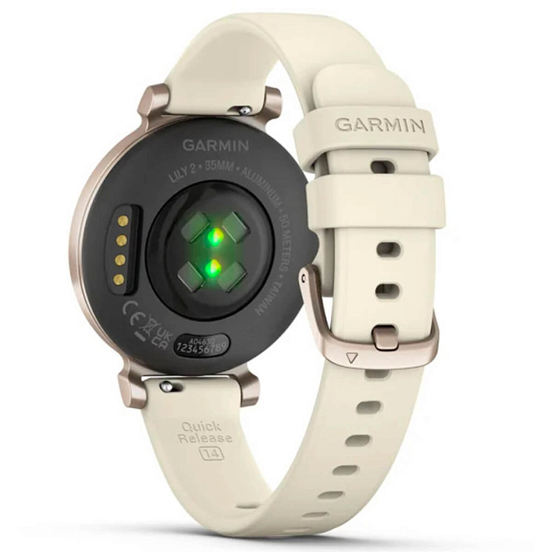 Спортивные часы GARMIN Lily 2 Cream Gold with Coconut Silicone