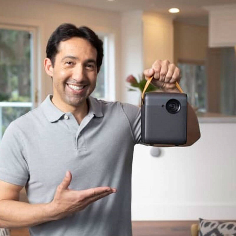 Портативний проектор Xiaomi Formovie Mini Projector Dice DLP 1080p (700 Lm) (M055FGN) 