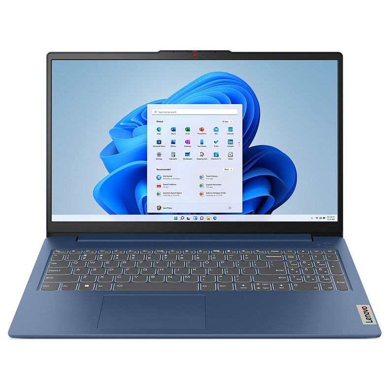 Ноутбук Lenovo IdeaPad Slim 3-15IRH8 15.6" FHD AG, Intel i5-13420H, 16GB, F512GB, UMA, DOS, синій