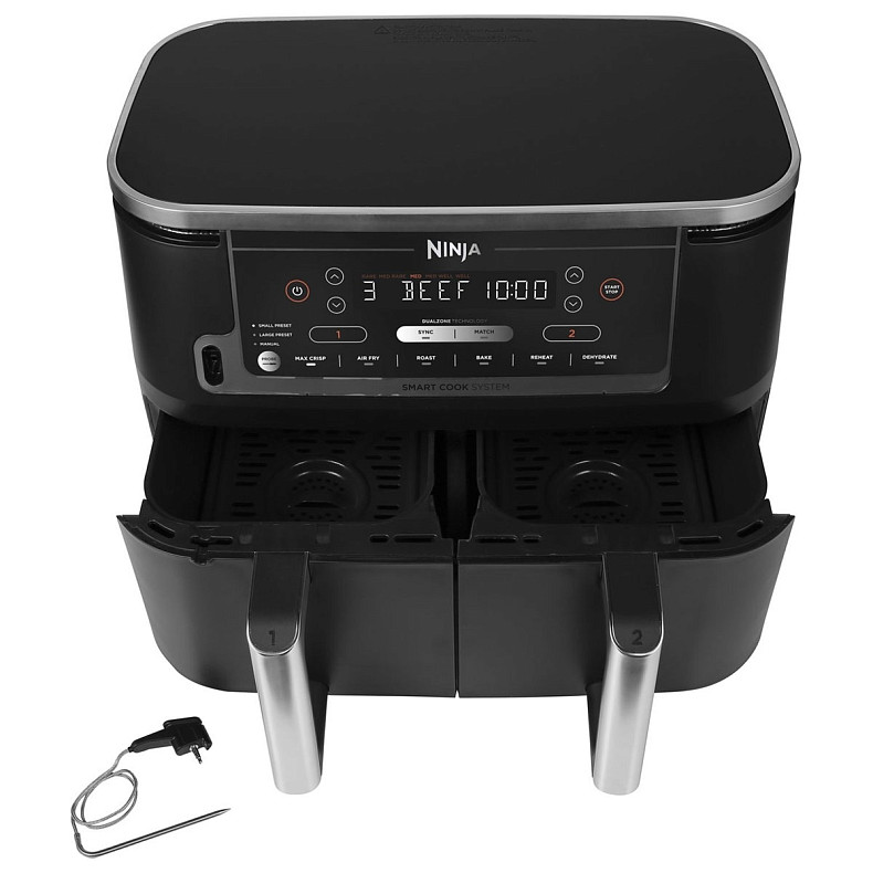 Двозонна мультипіч Ninja Foodi MAX з системою Smart Cook AF451EU