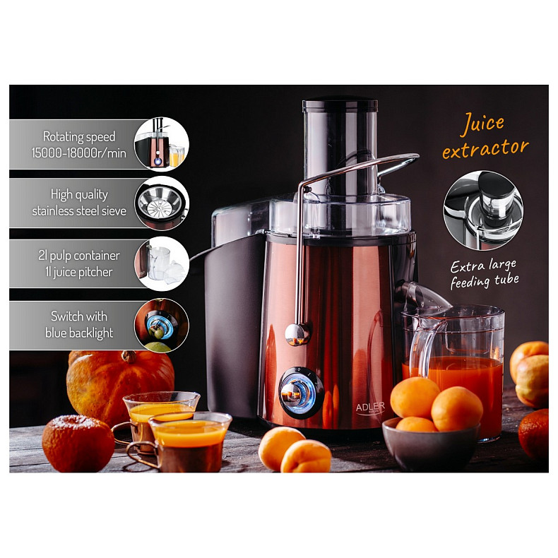 Соковитискач Adler AD 4129 copper