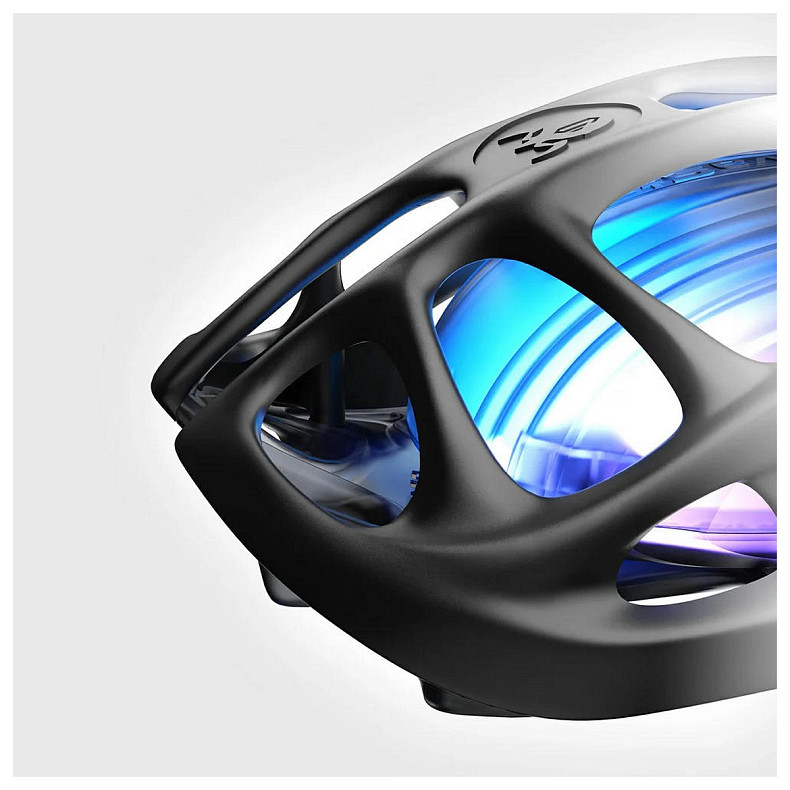 Миша GravaStar Mercury M1 Pro, BT/WL/USB-A, RGB, чорно-білий