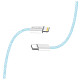 Кабель ColorWay Lightning + Type-C USB (M/M), 3.0 А, 1 м, Blue (CW-CBPDCL061-BL)