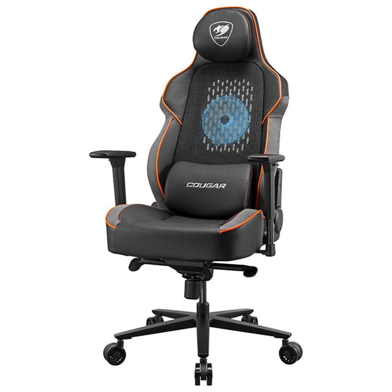 Комп'ютерне крісло для геймера Cougar NxSys Aero Black/Orange