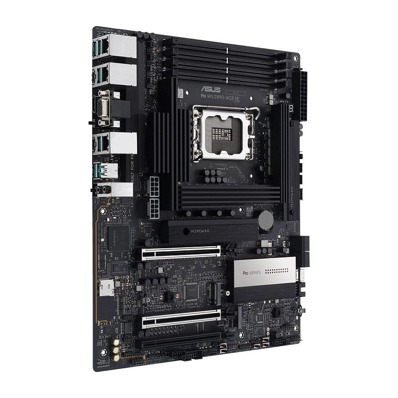 Материнская плата ASUS PRO WS Z890-ACE SE s1851 Z890 4xDDR5 M.2 HDMI USB Type-C D-Sub Wi-Fi BT ATX