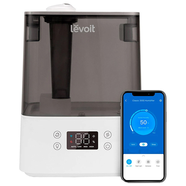 Зволожувач повітря Levoit Smart Ultrasonic Humidifier Classic 300S White (HEAPHULVSEU0034)