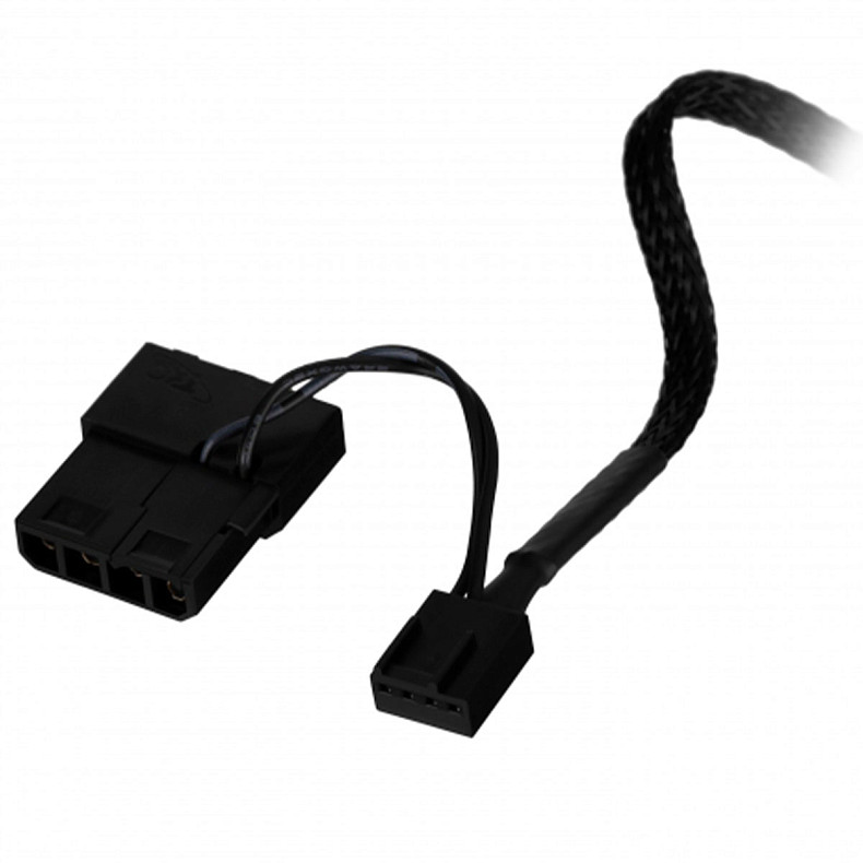 Корпусный вентилятор 2E F120-SN, 120мм, 500-1500rpm, 4pin 24dBa, черный