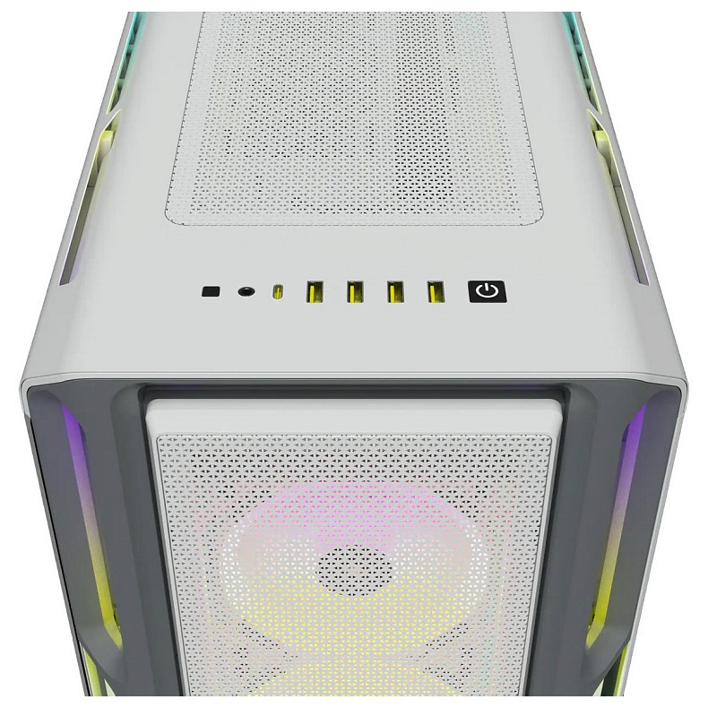 Корпус Corsair iCUE 5000 RGB Tempered Glass White без БЖ (CC-9011231-WW)