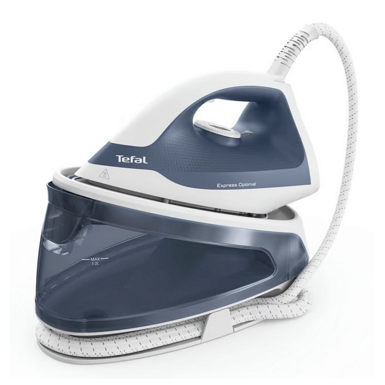 Праска-парогенератор Tefal Optimal, 2200Вт, 1200мл, паровий удар -190гр, постійна пара - 110гр, кера