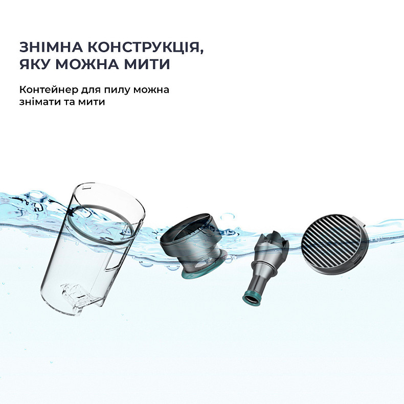 Аккумуляторный пылесос Jimmy JV63 с влажной уборкой