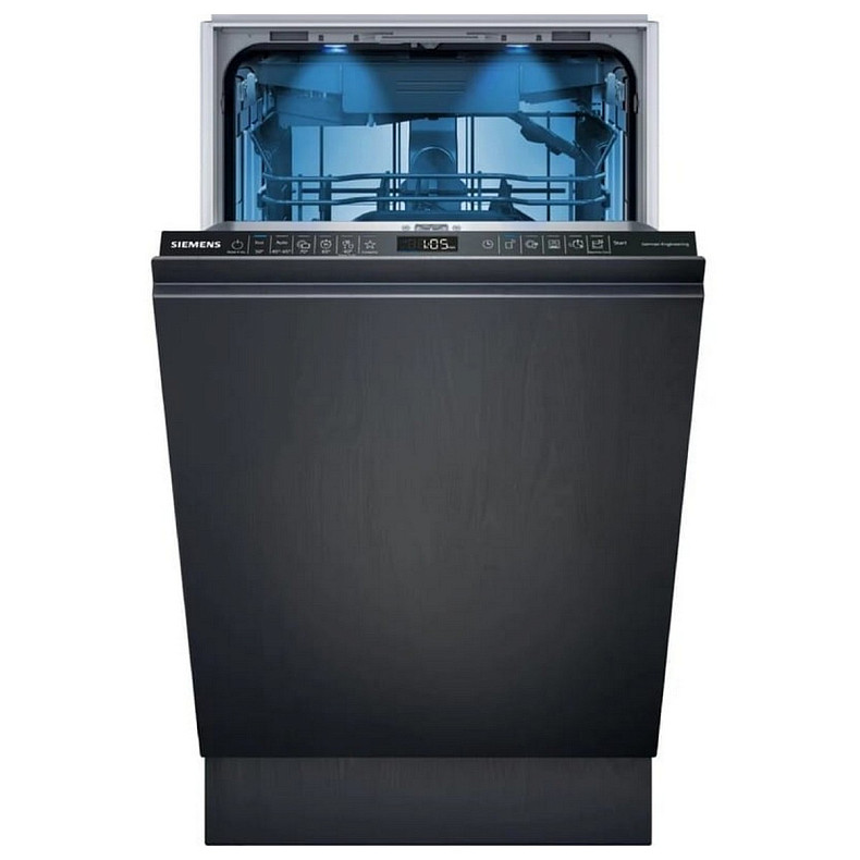 Посудомийна машина Siemens вбудована, 10компл., A+, 45см, дисплей, 3й кошик, Zeolith, білий
