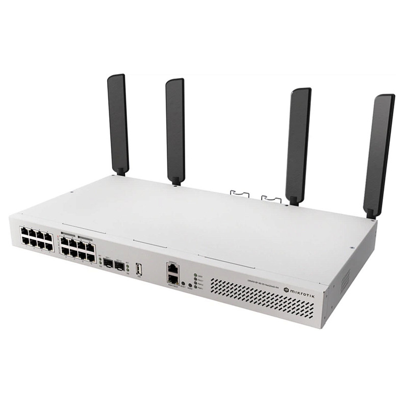 Комутатор Mikrotik CRS418-8P-8G-2S+5axQ2axQ-RM
