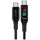 Кабель USB 2.0 USB-C to USB-C, 1,2 м, 100W, с дисплеем, C7-03 Acefast