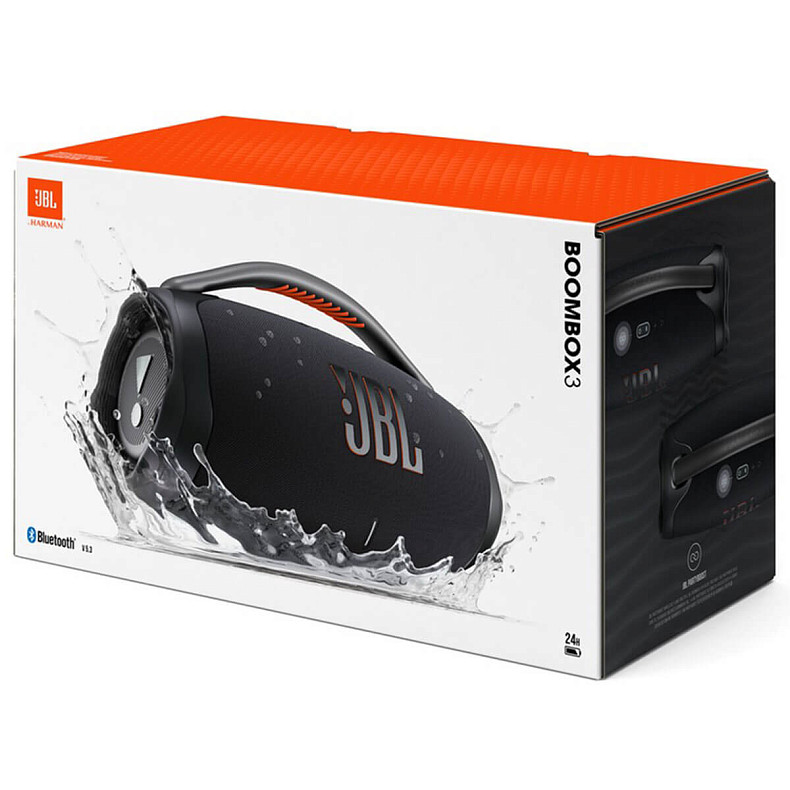 Акустическая система JBL Boombox 3 Black (JBLBOOMBOX3BLKEP)