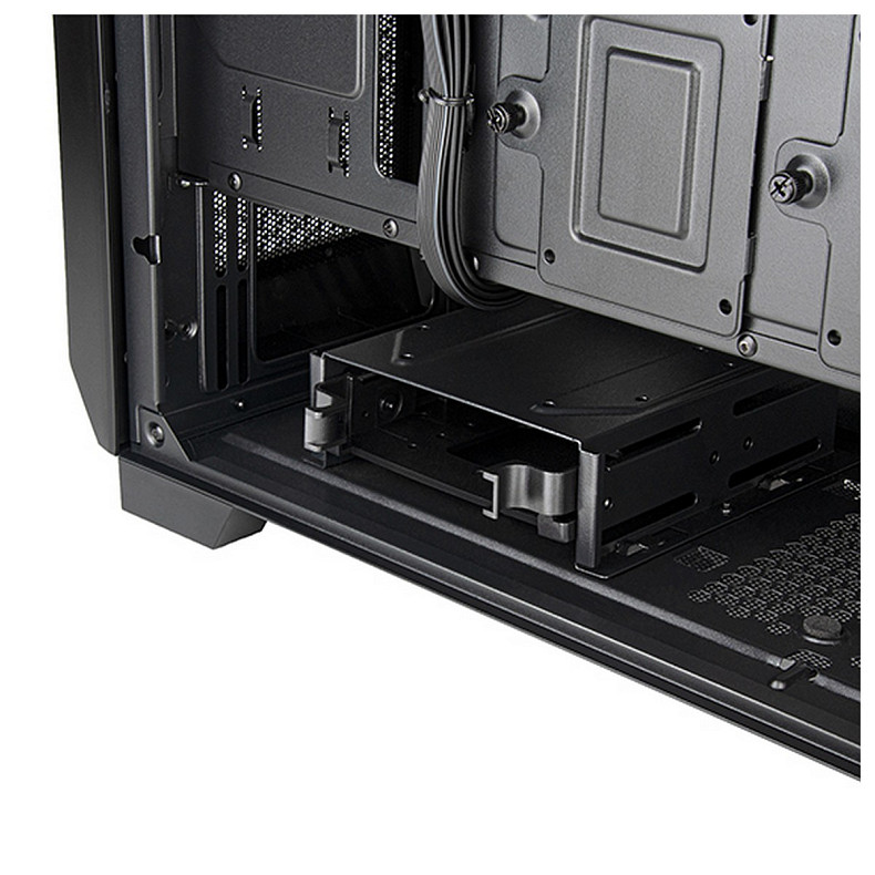 Корпус SilverStone FARA FA312Z-BG, без БП, 2xUSB3.0, 2x140mm ARGB fan, TG Side Panel, mATX, Black