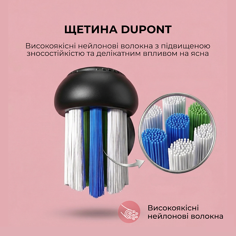 Насадка Oclean Professional Clean Brush Head P1C5 B06 6psc Black
